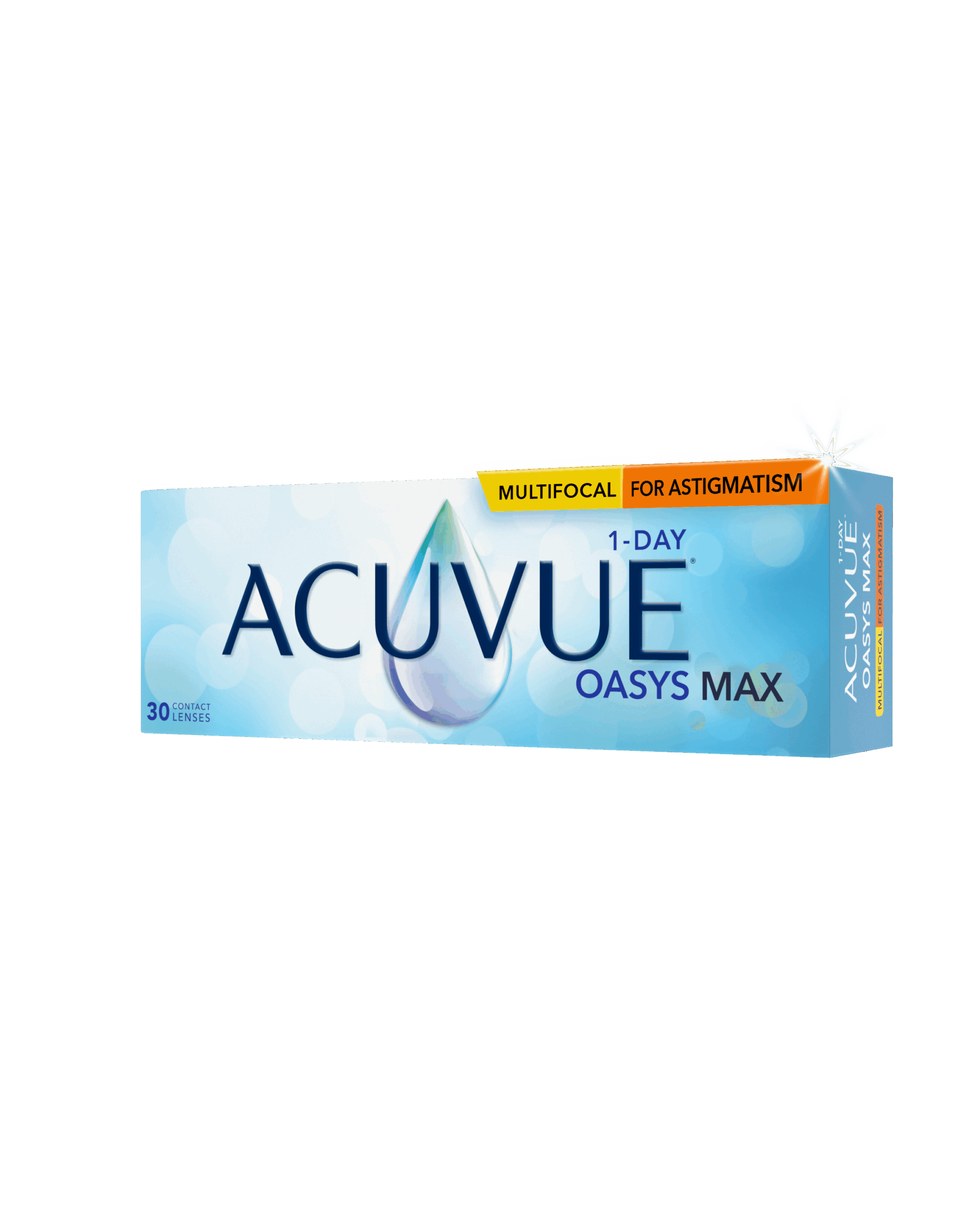 ACUVUE® OASYS MAX 1 DAY with Multifocal for Astigmatism 老花散光隱形眼鏡 每日即棄(日拋)